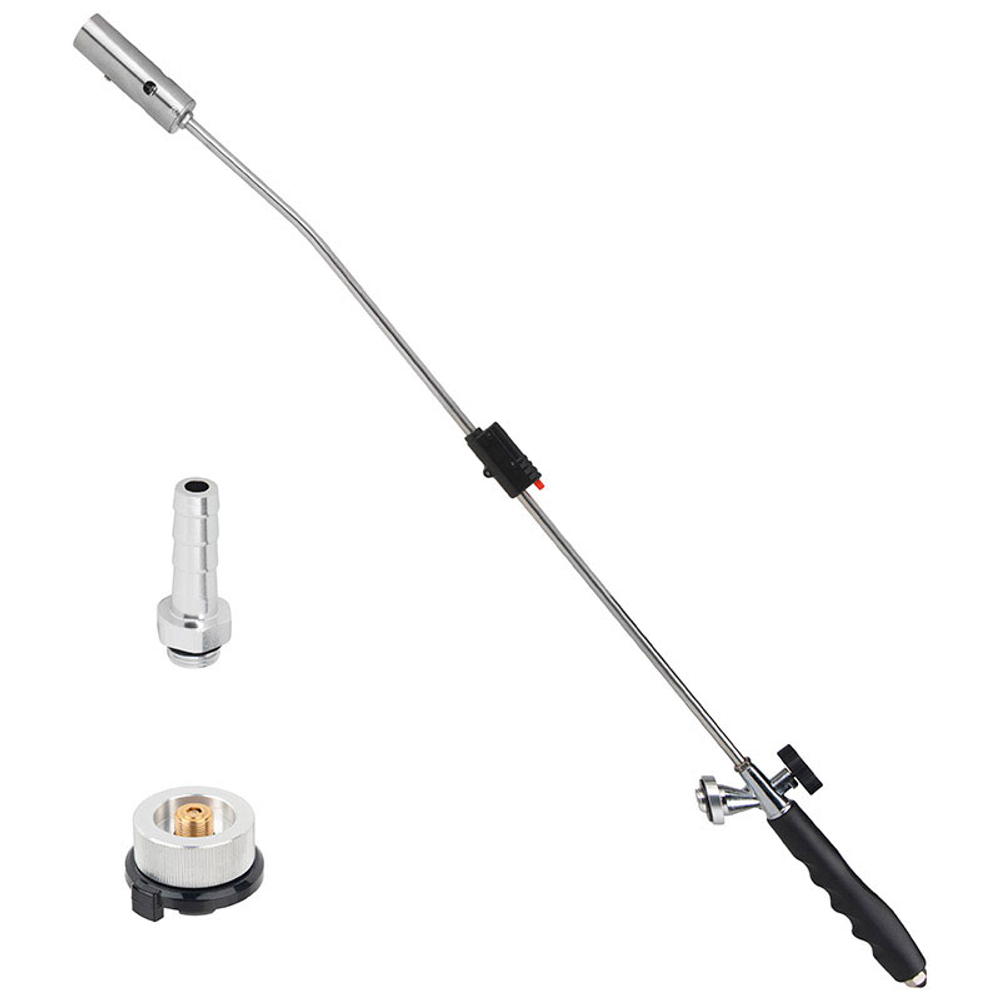 Горелка газовая кровельная ECOS TQ-8080 с длинной конструкцией, 3 типа соединения