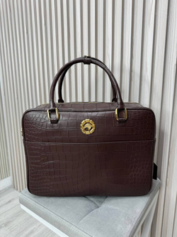 Портфель Stefano Ricci из кожи крокодила