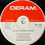 The Moody Blues ‎– On The Threshold Of A Dream (Англия)
