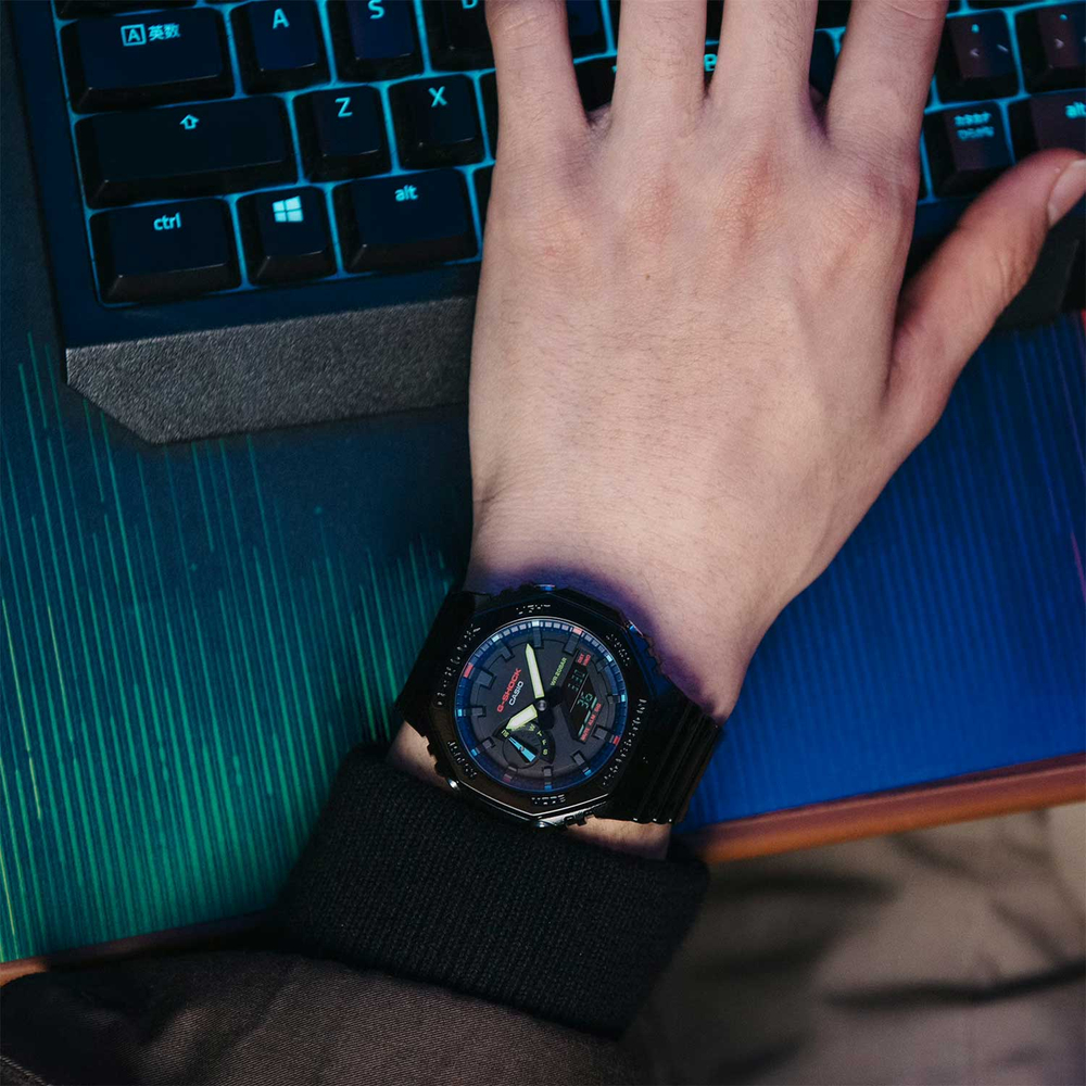 Часы Casio GA-2100RGB-1A