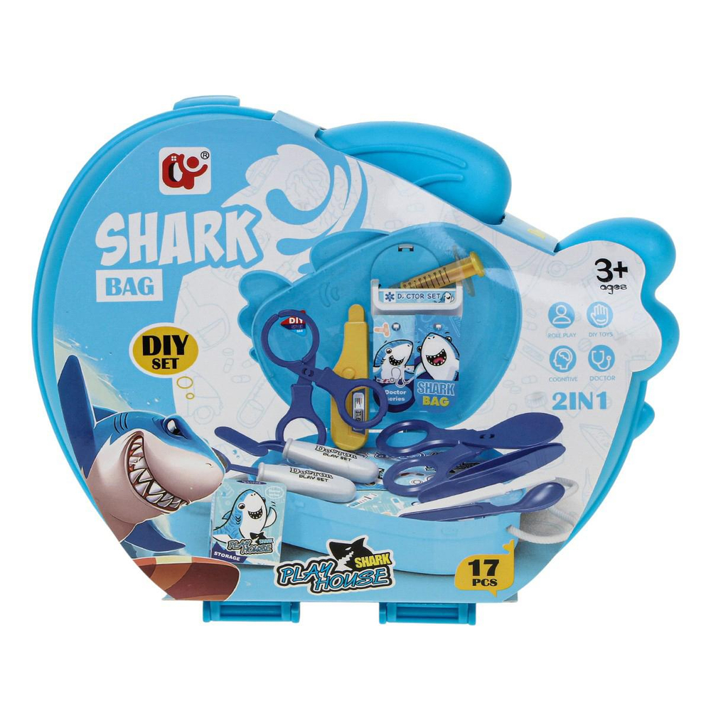 Набор доктора, 17 предметов, чемодан, 0421-47A