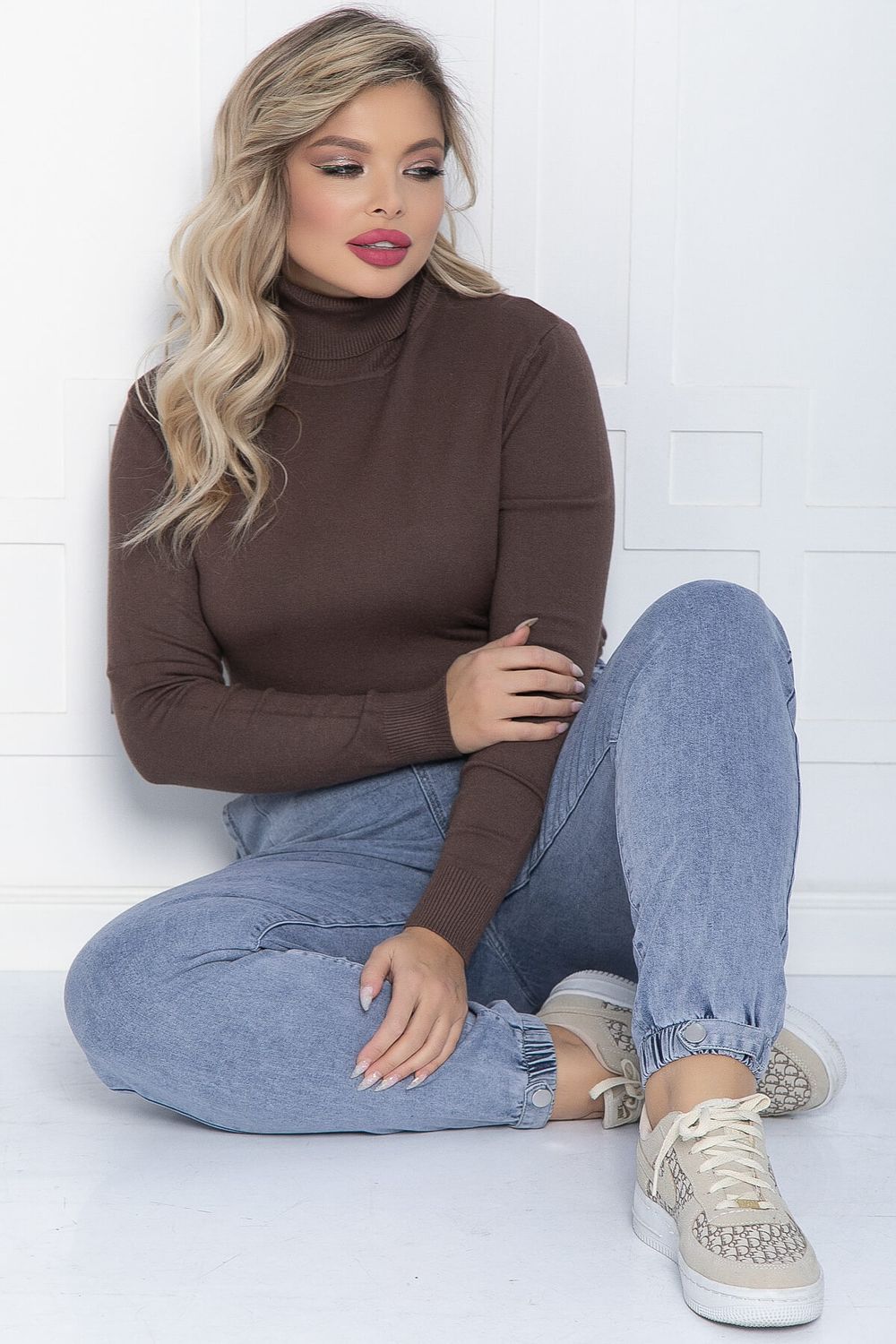 Водолазка Зимняя история (шоколад) Б14535-20М LT Collection