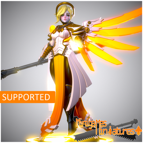 Фигурка-миниатюра Мерси Overwatch ✿◡‿◡)