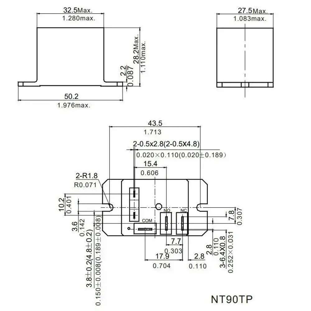 Реле котла, водонагревателя 220 вольт NT90TPNCE220CB аналог NT90TPNCE220CF 2 шт