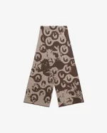 Шарф Antyqua Binary Bean коричневый