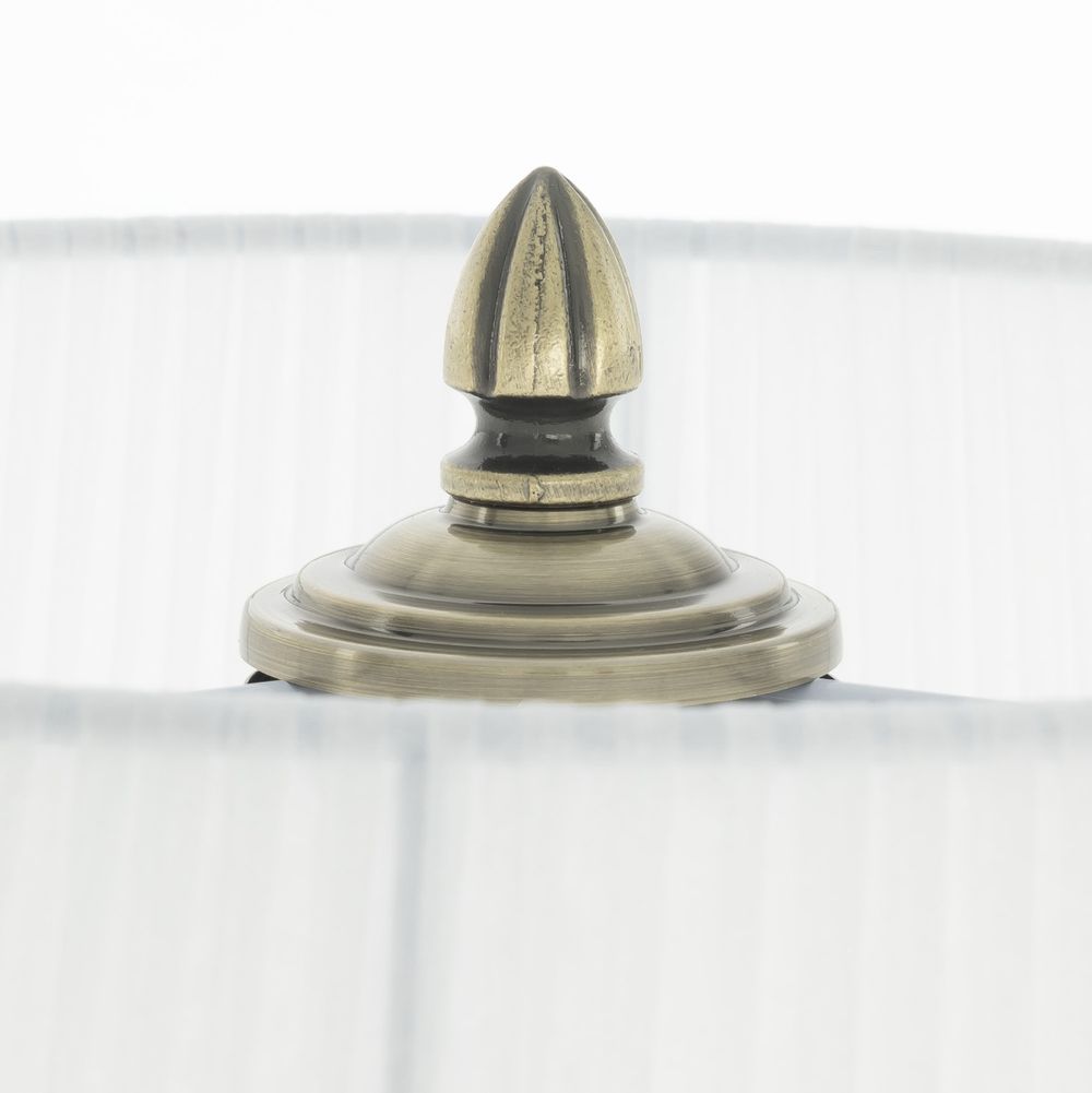 Citilux Вена CL402930 Торшер бронза с белым абажуром