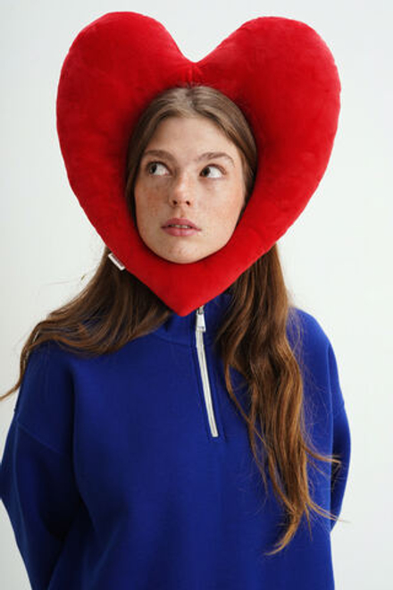 Олимпийка Zoe с начесом, синяя