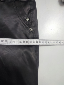 Брюки черные атласные 40 размер