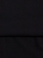 Черная мужская летняя повседневная однотонная хлопок