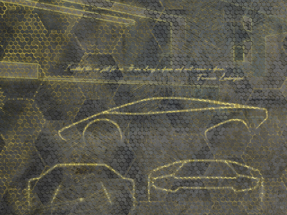 90057 Панно Zambaiti (Lamborghini II) 3,30x3,00 винил на флизелине