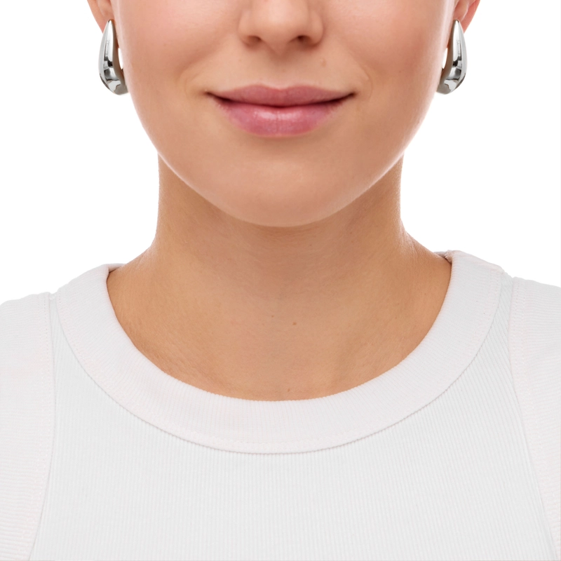 Серьги Тяжёлая Запятая – Серебро