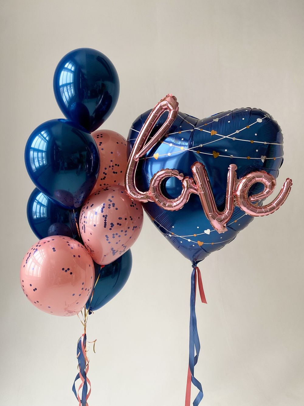 "Сапфировое сердце" (набор из 8 шаров для девушки) №2121  Изображение3