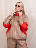 Костюм женский "Девяностые" бежевый