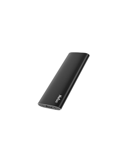 Ssd накопитель Netac Z SLIM Black 1TB USB 3.2 Gen 2 Type-C External SSD, R/W up to 550MB/480MB/s,with USB-C to USB-A cable and USB-A to USB-C adapter 3Y wty