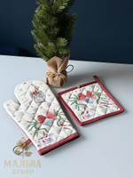 Прихватка-варежка "Лошадка/Подкова-карусель Амели" 19x32 см