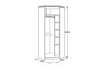 Ольга-13 Шкаф 2-х ств.угловой