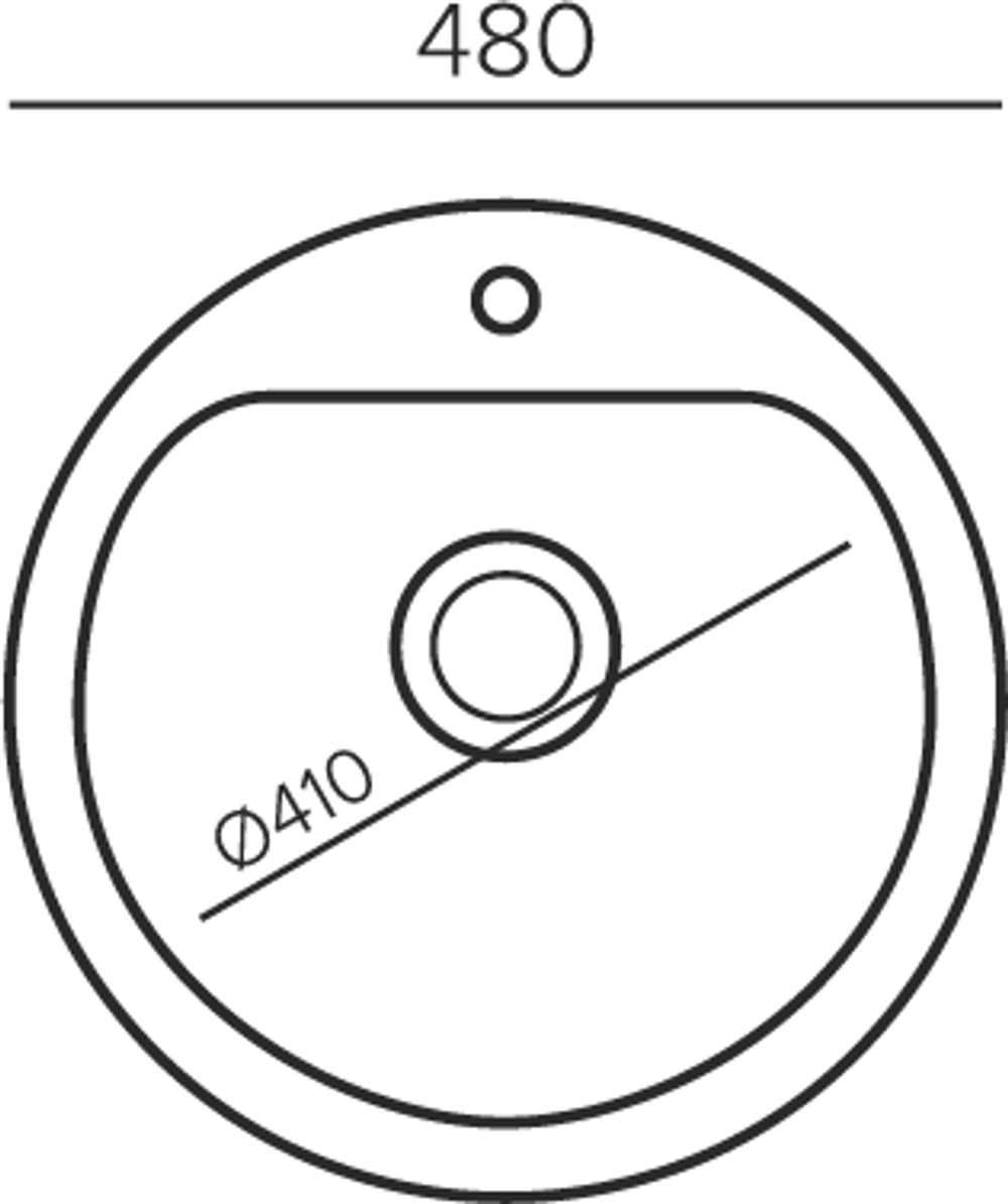 Мойка QUARTZBOND BOND-480 Лен