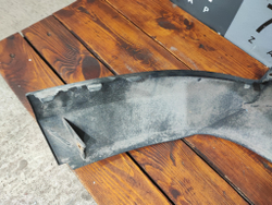 Юбка заднего бампера Ford Focus 3 14-19 Б/У Оригинал F1EB17F954A