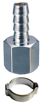 Разъемное соединение Fubag переходник 1/4"F на елочку 6мм   (180250 B)