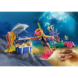 Подарочный набор Playmobil Scuba Diver Treasure Hunter 70678