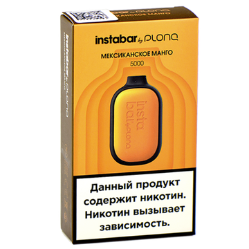 Купить Одноразовый Pod Plonq instaBar - Мексиканское Манго (5000 затяжек)