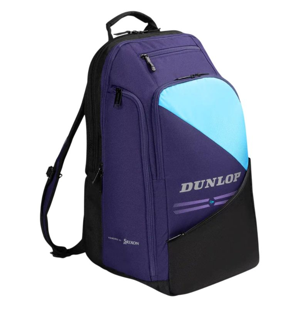 Рюкзак теннисный Dunlop FX Performance - violet/black/cyan