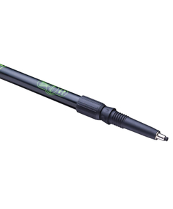 Палки для скандинавской ходьбы Longway, 77-135 см, 2-секционные, чёрный/ярко-зелёный