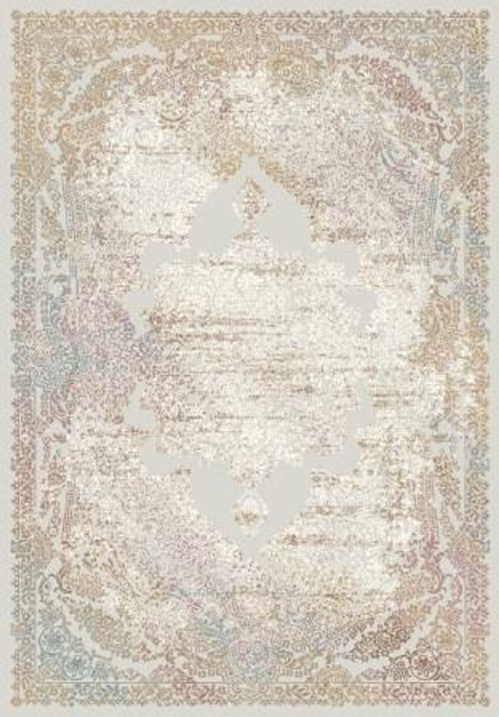 Ковер UMBRIA 0.8*1.5 дизайн A3584B IVORY/MUSTARD