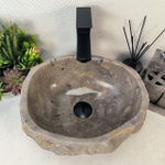Раковина из мрамора Erozy Grey EM-65319 37*32*15 0882