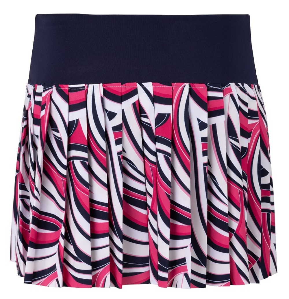 Теннисная юбка Fila US Open Malea Skirt - разноцветный