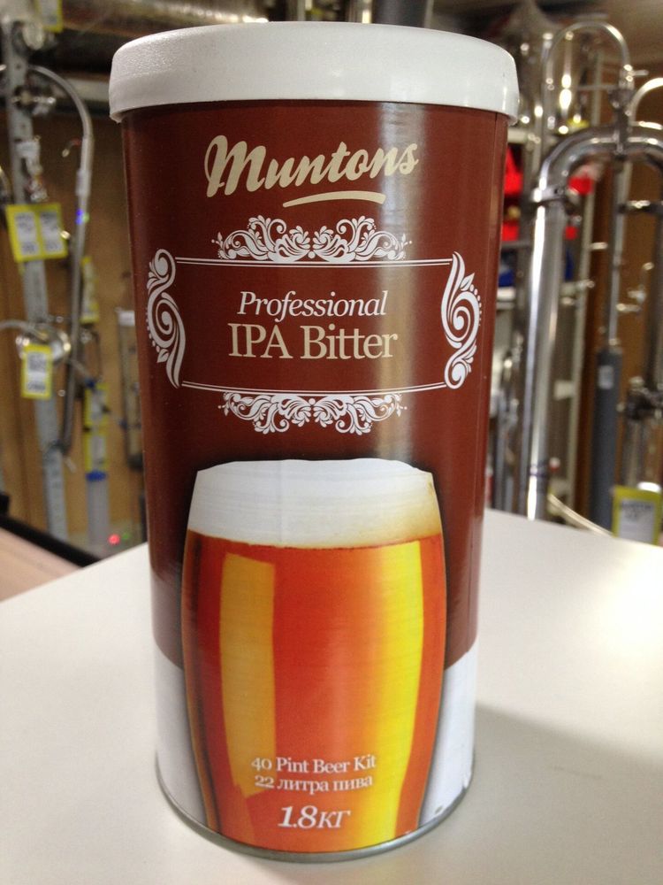 Солодовый экстракт Muntons IPA Bitter (Indian Pale Ale), 1.8 кг (23л)