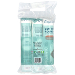 Cliganic, Круглые упаковки из органического хлопка с маслом жожоба, 3 упаковки (100 шт.)