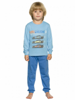 Pelican NFAJP3056  Пижама для мальчиков голубая