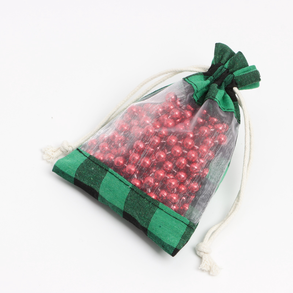 Льняной мешочек для хранения украшений, подарков, трав, 10×14 см, набор из 5 штук