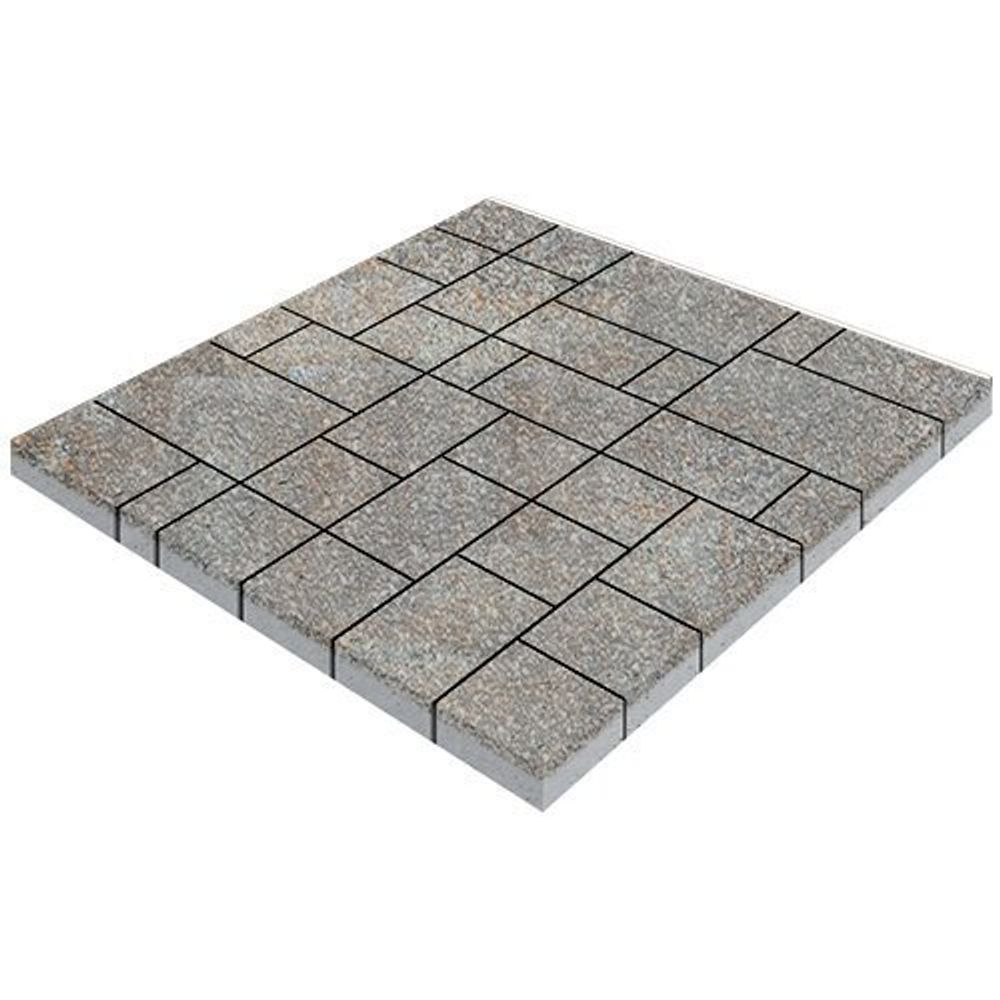 Тротуарная плитка Инсбрук Альпен, 60 мм, ColorMix Берилл, native