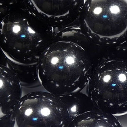 Бусина гагат полированный асс.