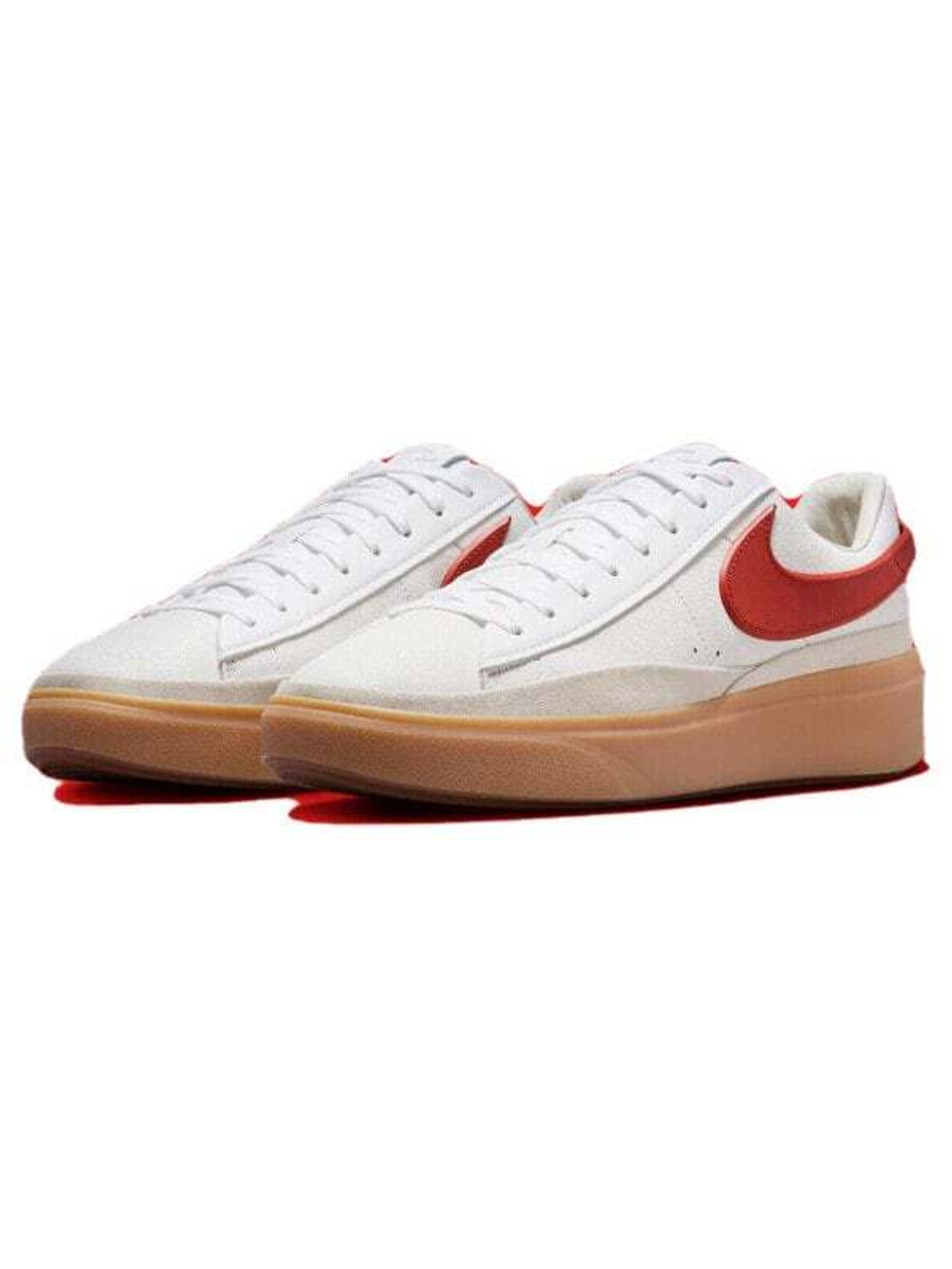 Nike Blazer Phantom Low White Dragon Red Gum