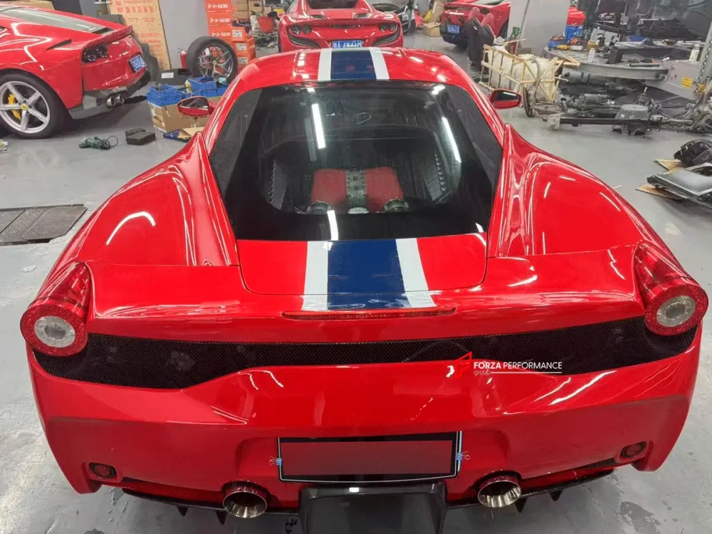 Карбоновый обвес переделка для Ferrari 458 Italia 2009-2015 в Speciale Феррари