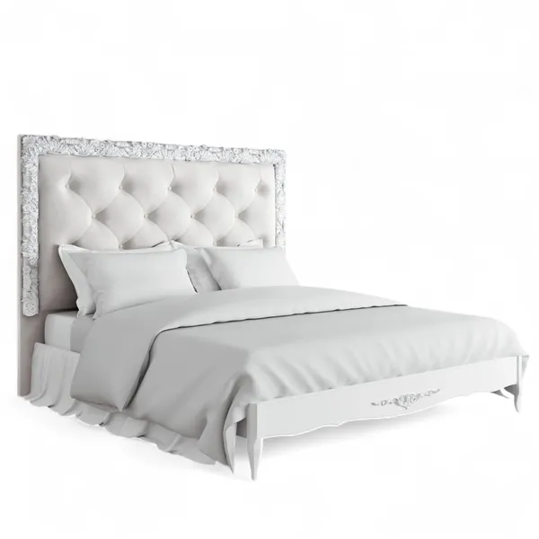 Кровать с мягким изголовьем 180*200