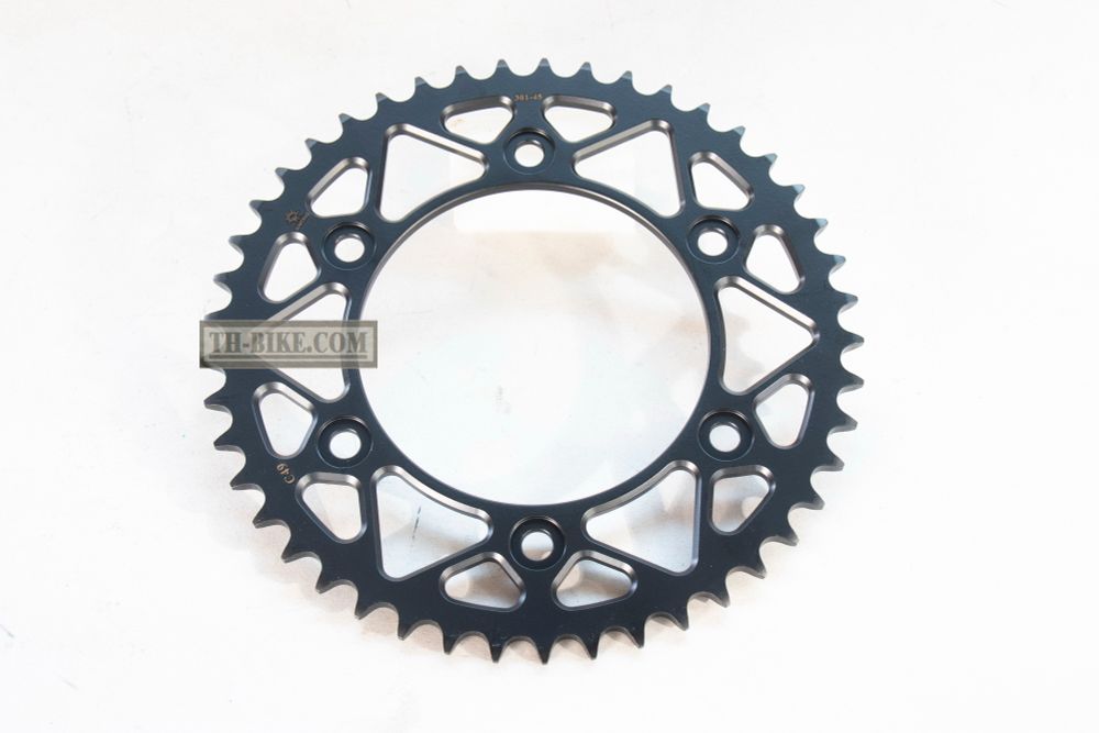 Sprocket driven rear, 40-42-43-45-48-50. JT Pro Series, Model 301 for Honda CRF250L, XR250. Light Steel