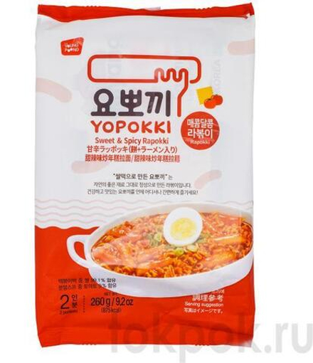 Рабокки Yopokki сладко - острые, 260 гр