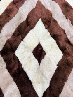 Покрывало меховое ковер из шкуры овчины