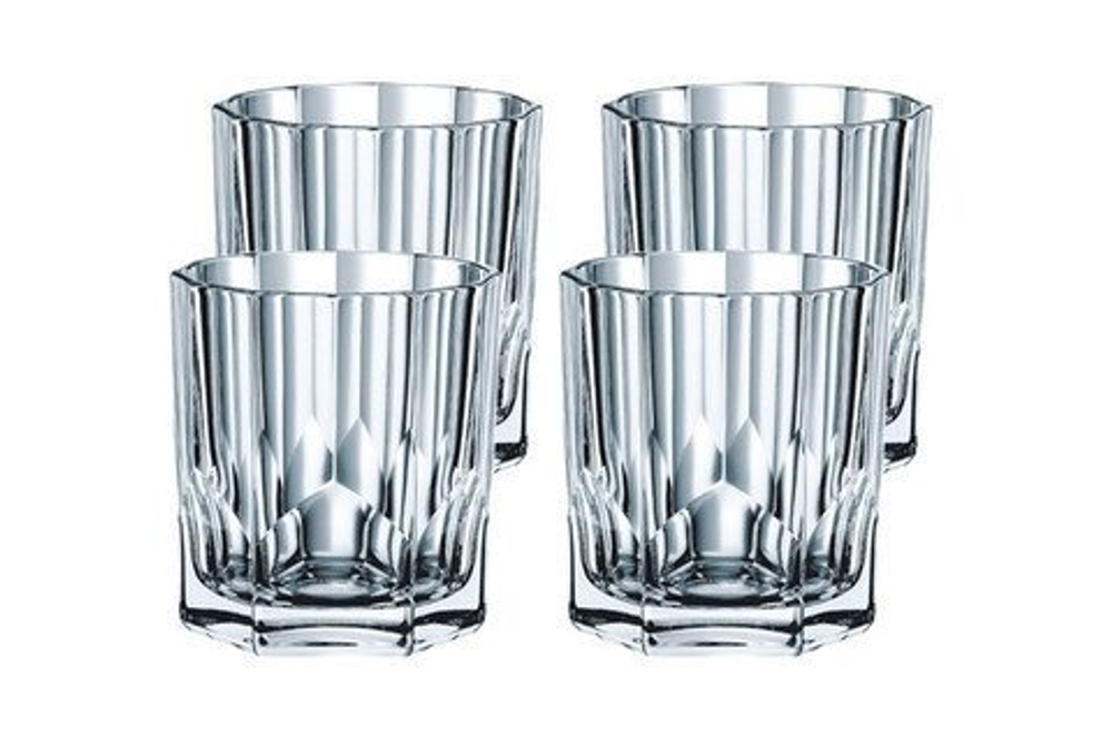 ASPEN - Набор стаканов 4 шт. низких 324 мл хрусталь (set 4 pcs)