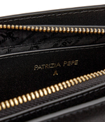 Кожаная сумка-мессенджер Patrizia Pepe - черный(8B0213 L061)