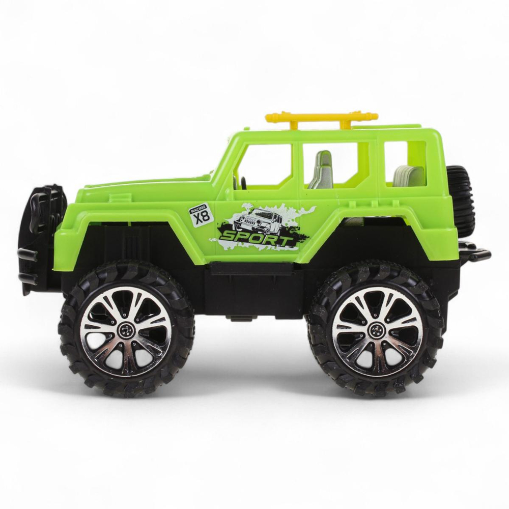Джип на РУ 24,5*13*13см. движение вперед/назад, зеленый