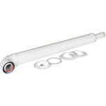 ROMMER Комплект дымохода АНТИЛЕД 60/100 - 1220мм (Bosch, Buderus, Navien S/C/E, Baxi ECO Nova/Classic, Baltur, Fondital) в комплекте фланец