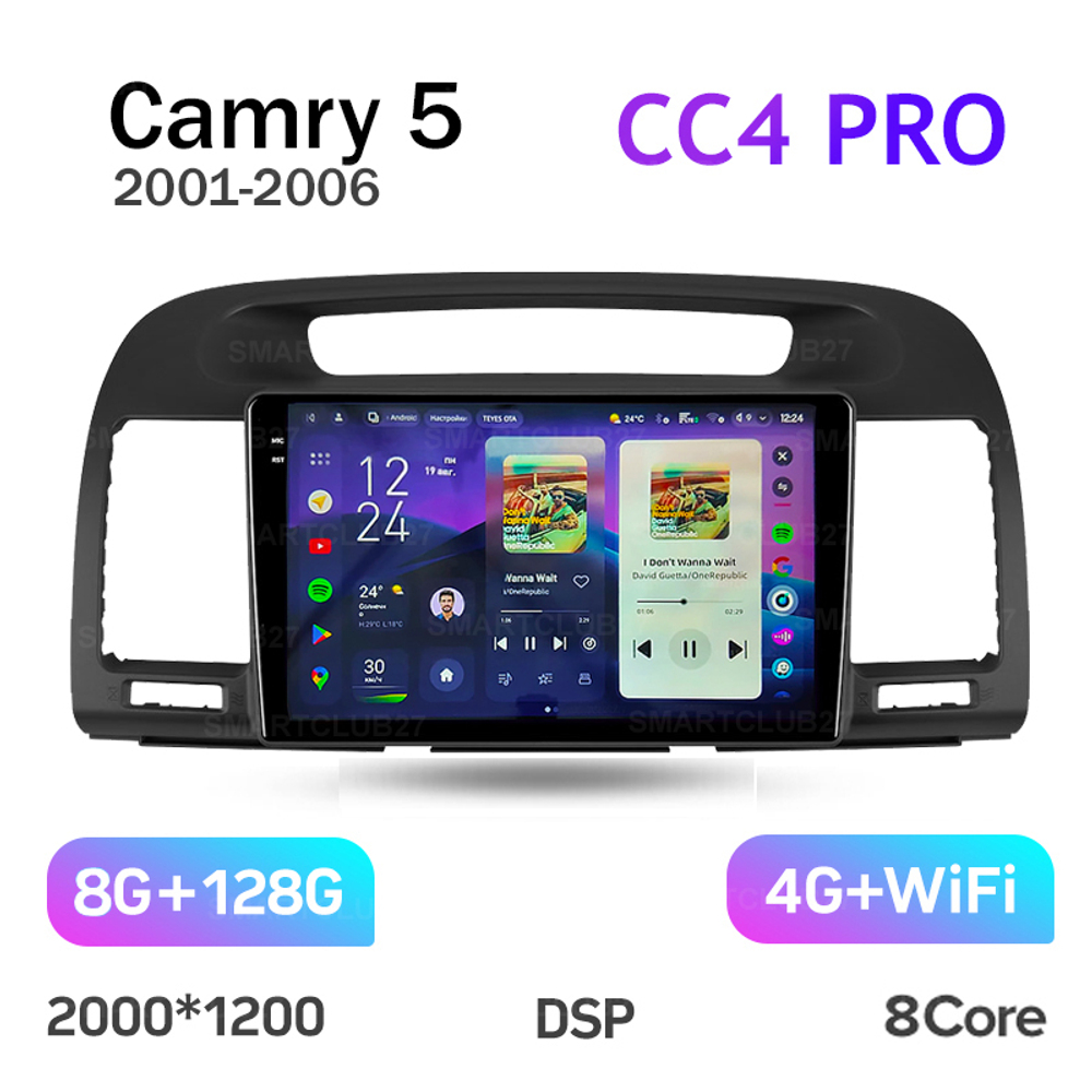Teyes CC4 Pro 9" для Toyota Camry 5 2001-2006