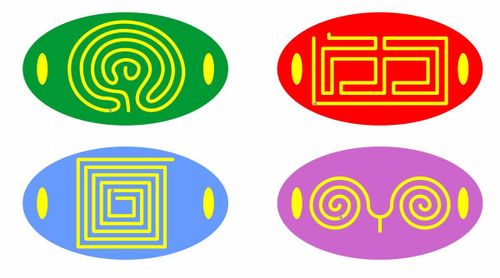 Набор панелей-лабиринтов «Цветной»