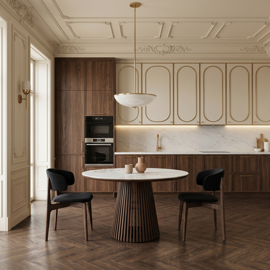 Дизайнерский стол LINES CERAMIC chocolate