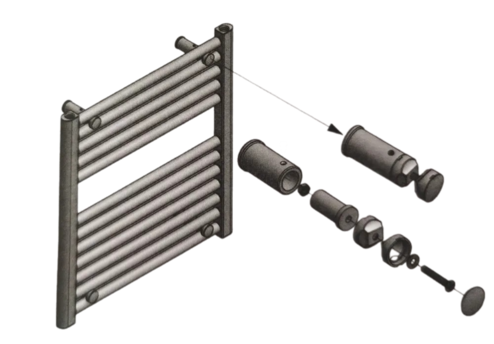Полотенцесушитель WERTRUS TR01 80*50-15